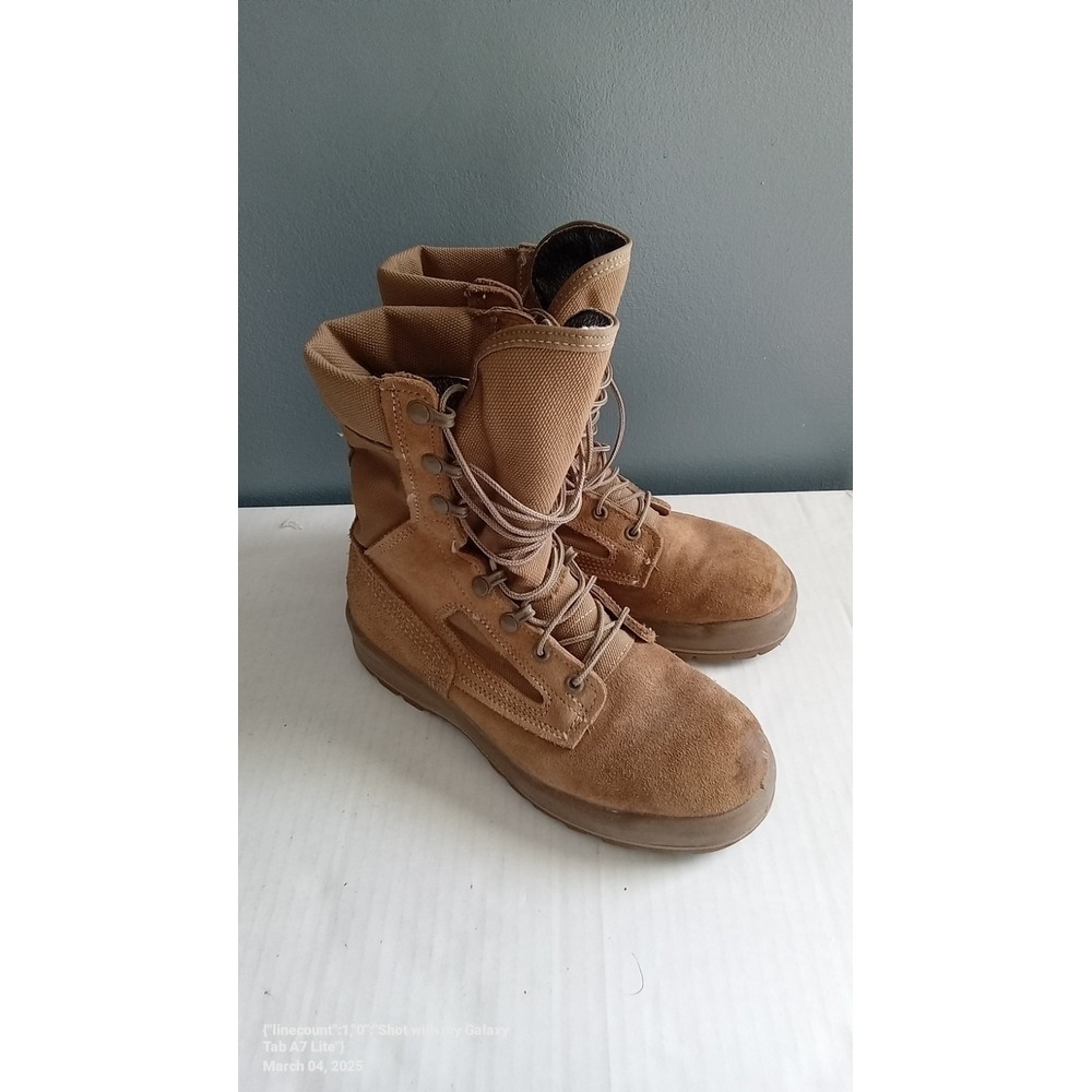 Military Style Boots Combat Tactical‎ Work Hiking Suede Leather